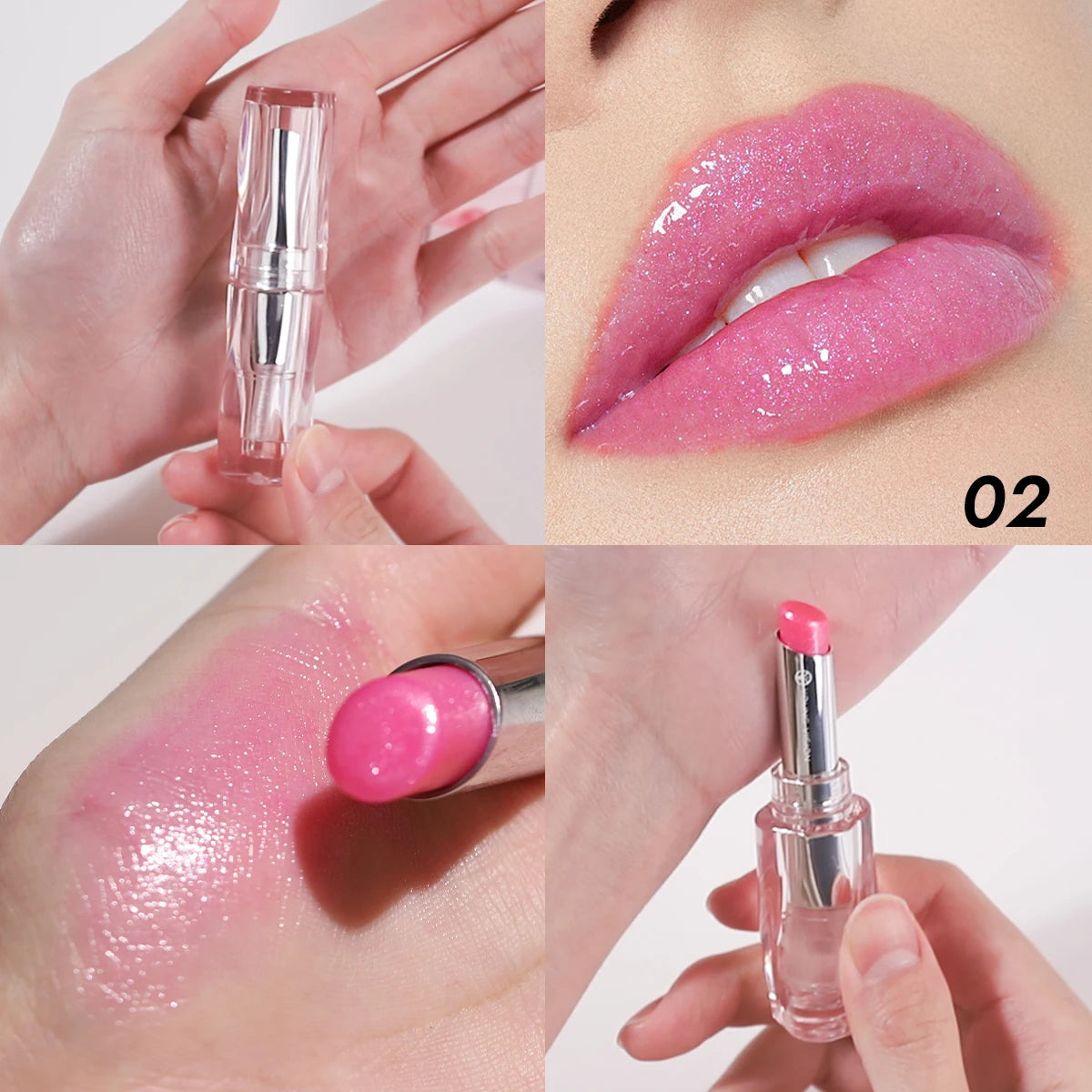 YOUNG VISION 6 Colors Fine Shimmer Nourishing Light Lipstick Long Lasting Colors Easy to Apply Lip Moisturizing Lipstick