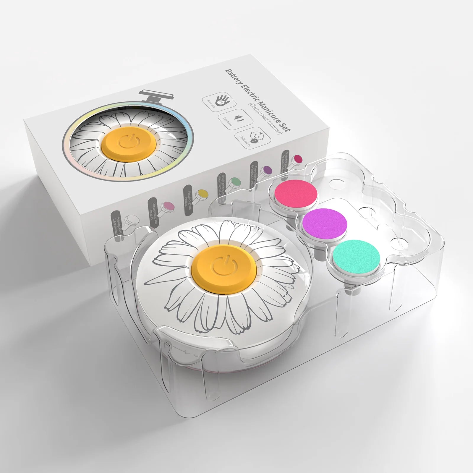 Electric Baby Nail Trimmer Kid Nail Polisher Tool Baby Nail Clipper Cutter for Newborn Baby Hygiene Kit Infant Manicure Scissors