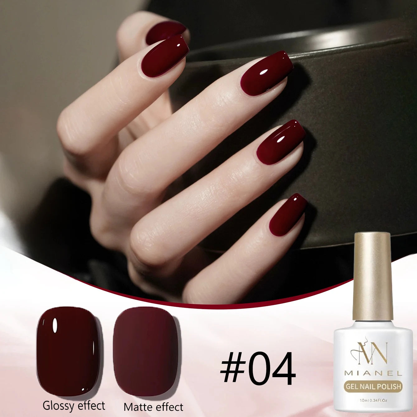 12ML 1-21PCS Winter And Autumn Whitening Red Glass Bead Cat Eye Magnet Gel Nail Polish Christmas Nails Nail Set Nail Art