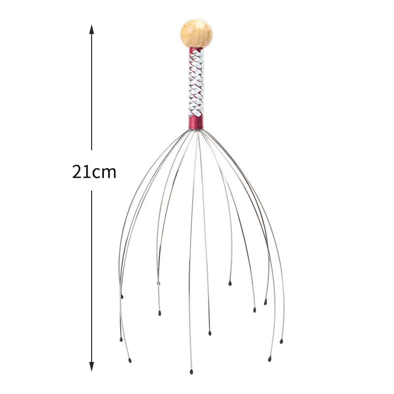 1/2PCS Head Massager Head Scratching Octopus Scalp Non Soul Extractor Divine Tool For Extracting Healthy And Healthy Hair - BlissFully