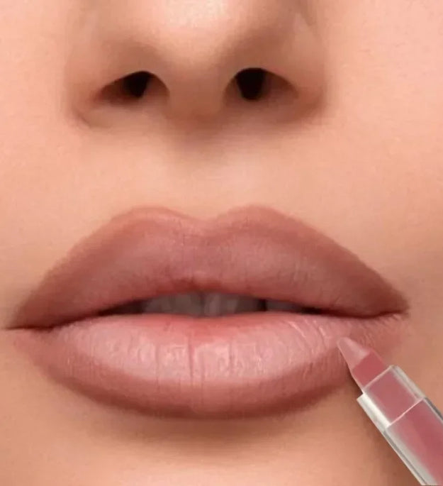 Nude Pink Purple Lip Liner Long Lasting Matte Lipstick Pencil Lips Outline Makeup Crayon Stick Lip Tint Line Cosmetic