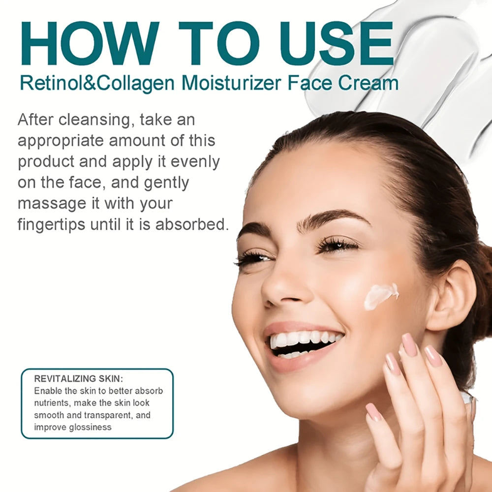 Retinol Firming Face Cream Lifting Neck Anti-aging Remove Wrinkles Night Day Cream Moisturizing Facial Serum Body Skin Care - BlissFully