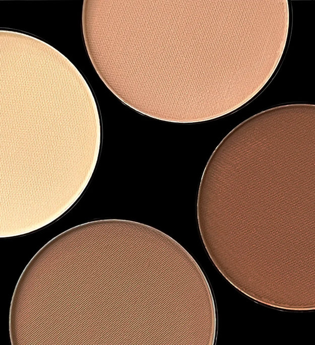 6 Colors Highlight Contouring Powder Palette Face Shadow Contouring Powder Makeup Palette With Brush Face Bronzer Color Correcti