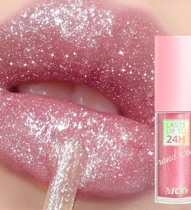 18 Colors Glitter 1pcs Lip Glaze Long Lasting Lip Gloss Waterproof Liquid Lipstick Makeup Lip Oil Lip Tint Moisturizing Lip Balm