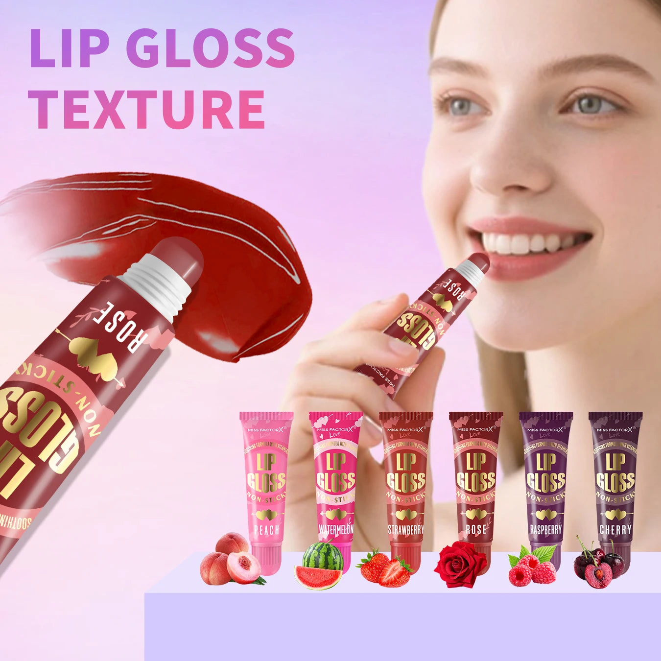 6-piece Moisturizing Lip Oil Set - Long lasting Gloss Effect, Portable Travel Kit, Thanksgiving and Christmas Gift