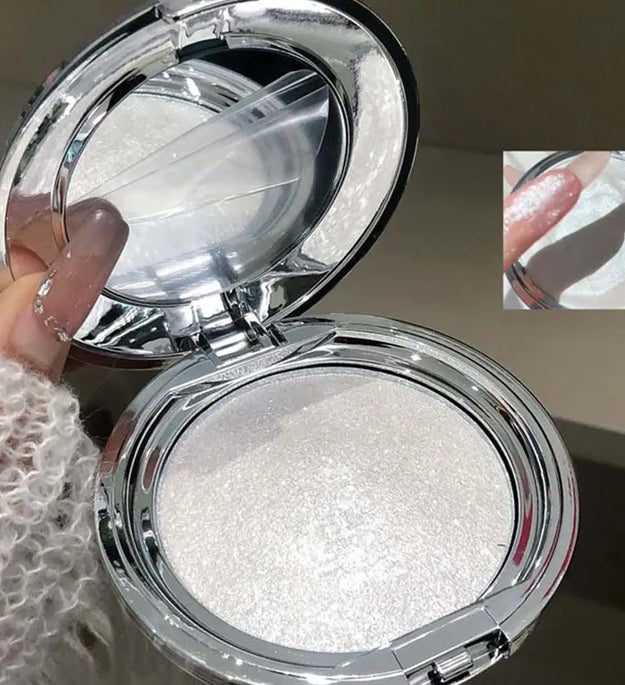 Diamond Highlighter Powder Palette Waterproof High Gloss Glitter Body Highlight Eyeshadow Face Contour Illuminator Makeup
