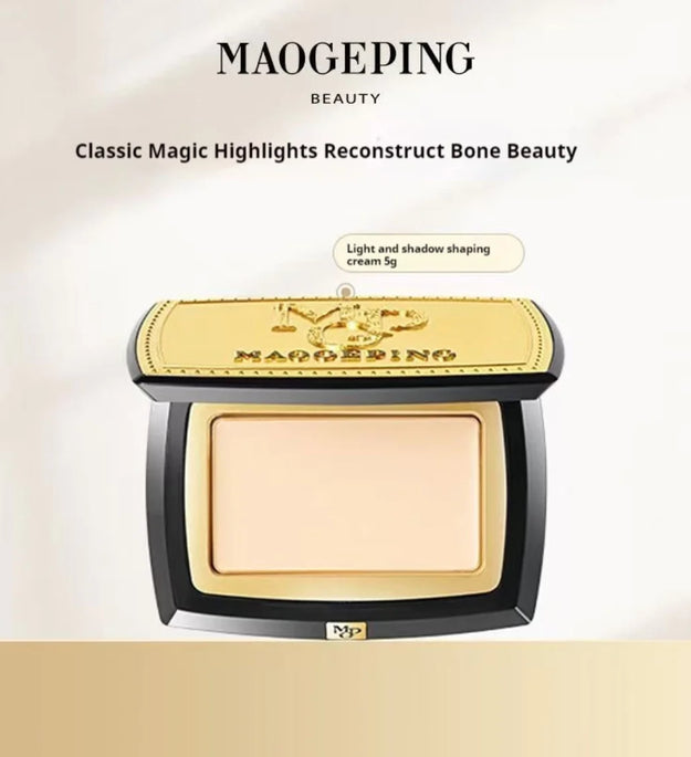 Maogeping Face Highlight Cream Light and Shadow Sculpting Highlight Powder Cream Contouring Makeup Cosmetics