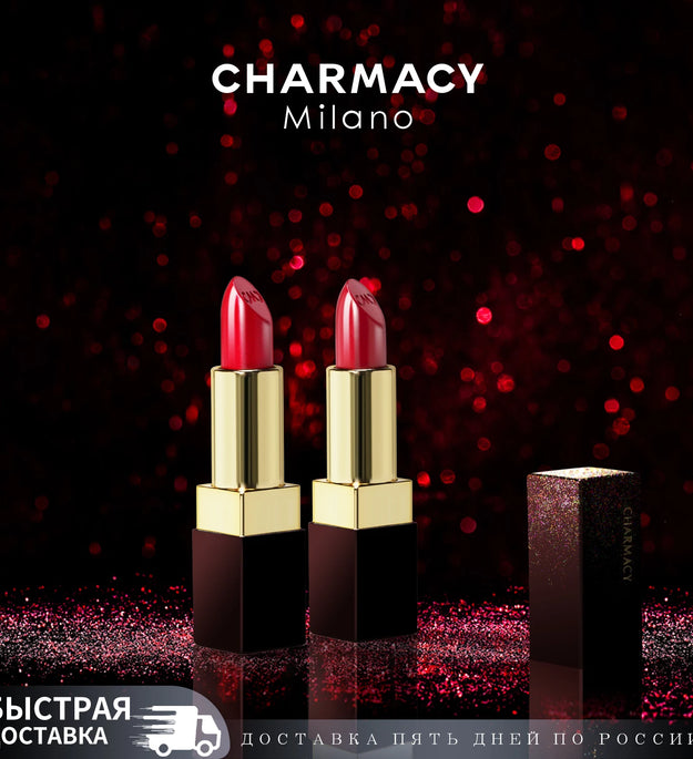 CHARMACY Moisturizing Luxury Lipstick Velvet High Quality Lipsticks Shiny Professional Korean Makeup Cosmetic for Lip Women
